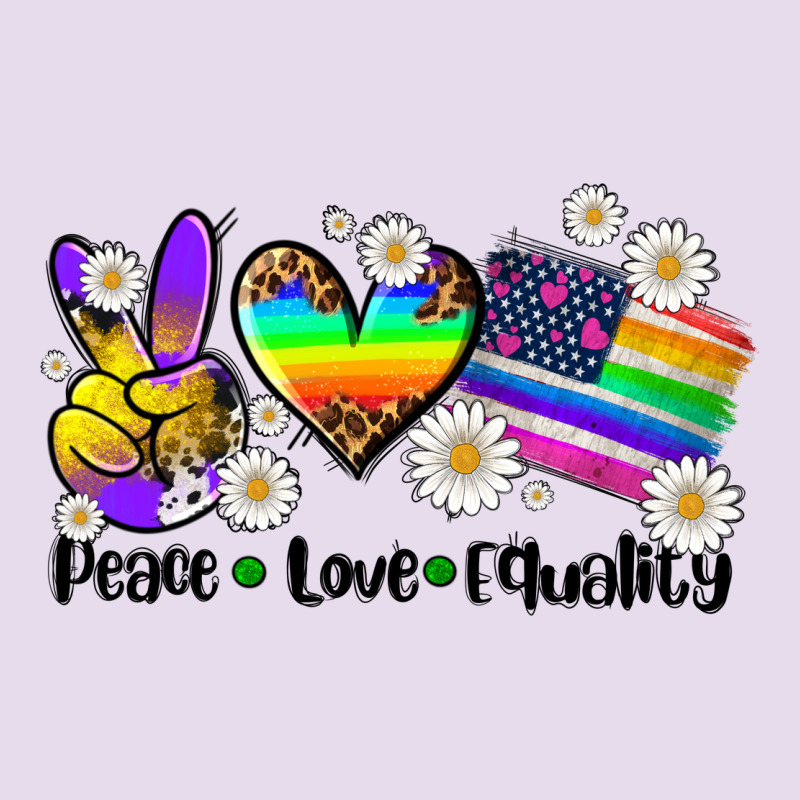 Peace Love  Equality Premium Hoodie by AdoDesignShop | Teevron