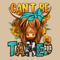 Can't Be Tamed Longhaired Cow Heavyweight Hoodie | Teevron