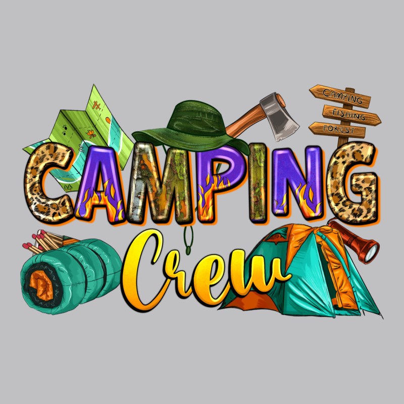 Camping Crew Long Sleeve Tee by Zillion Design Studio | Teevron