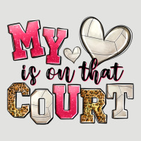 My Heart Is On That Court Volleyball Classic Tee | Teevron