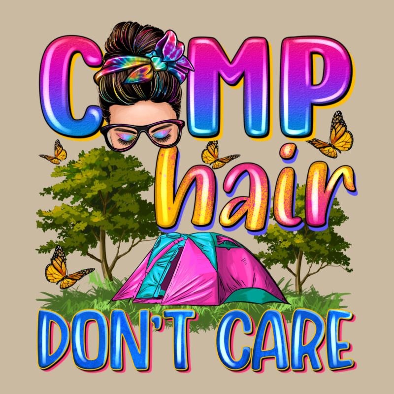 Camp Hair Don't Care Long Sleeve Tee by Zillion Design Studio | Teevron