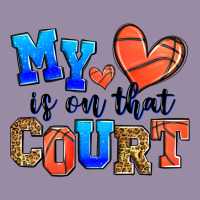 My Heart Is On That Court Basketball Classic Tee | Teevron