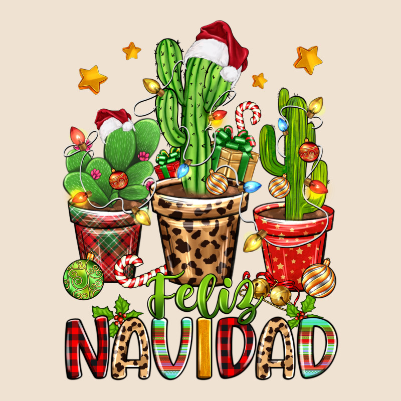 Christmas Cactus Feliz Navidad Urban Heavy Tee by Zillion Design Studio | Teevron