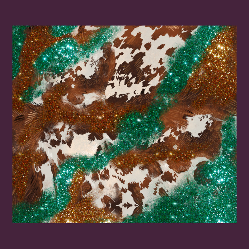 Brown Cowhide Glitter Classic Tee by BarkalooDesign | Teevron