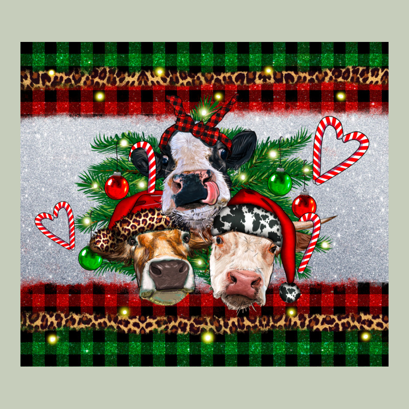 Christmas Heifers Long Sleeve Tee by RanaPortraitStore | Teevron