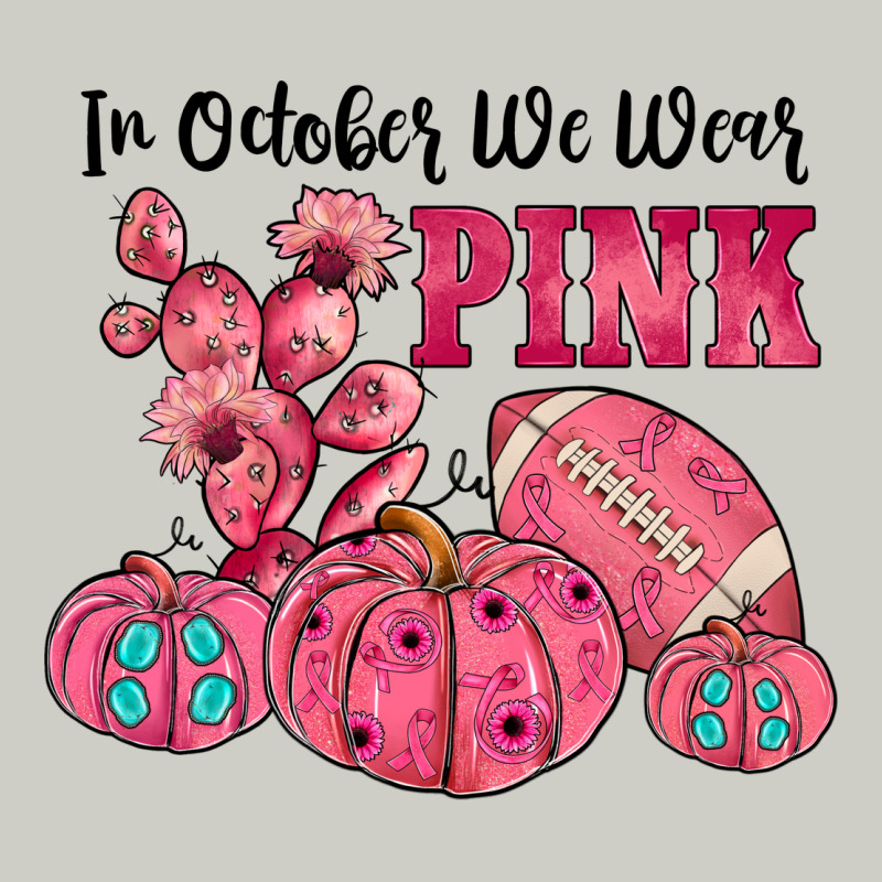 In October We Wear Pink Heavyweight Hoodie by JahusDesignShop | Teevron