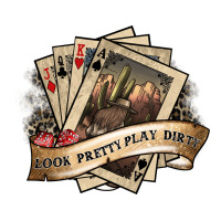 Look Pretty Play Dirty Zipper Hoodie | Teevron