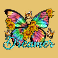 Dreamer With Butterfly And Sunflowers Premium Sweatshirt | Teevron