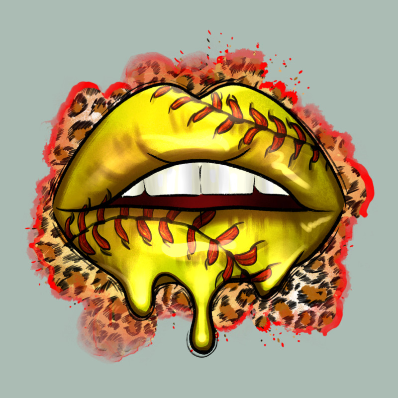 Softball Lips Classic Tee by Zillion Design Studio | Teevron