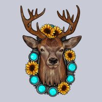 Deer Gemstone Sunflower Heavyweight Hoodie | Teevron