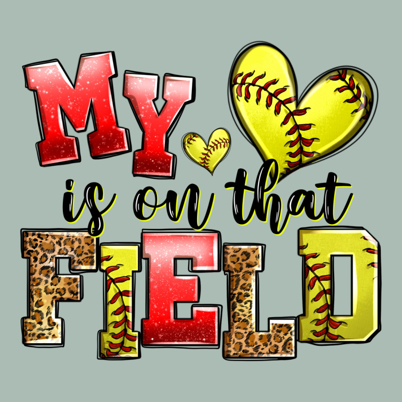 My Heart Is On That Field Softball Classic Tee by Zillion Design Studio | Teevron