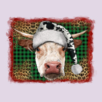 Christmas Cow With Background Classic Tee | Teevron