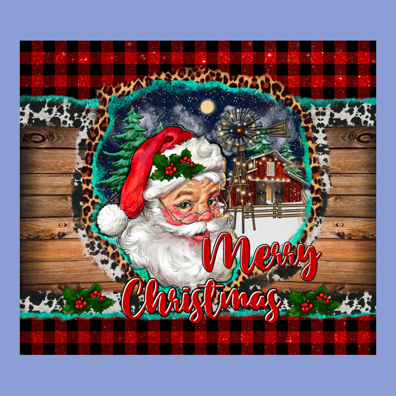 Merry Christmas Santa And Farm Long Sleeve Tee by RanaPortraitStore | Teevron