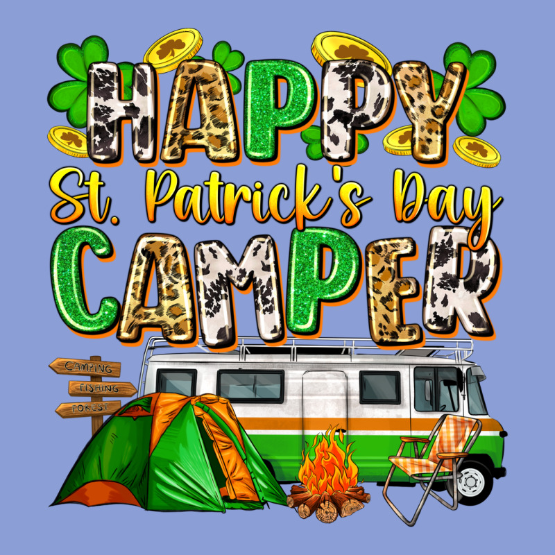 Happy St. Patrick's Day Camper Long Sleeve Tee by Zillion Design Studio | Teevron