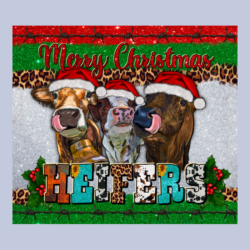 Merry Christmas Heifers Long Sleeve Tee by RanaPortraitStore | Teevron