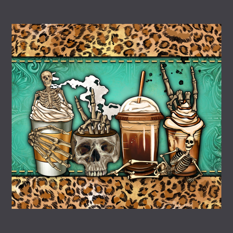 Skeleton Coffee Cups Heavyweight Hoodie by Jasminsmagicworld | Teevron