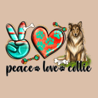 Peace Love Collie Urban Heavy Tee | Teevron