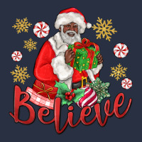 Believe Black Santa Christmas Urban Hoodie | Teevron