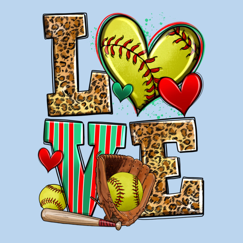 Love Softball Classic Tee by Zillion Design Studio | Teevron