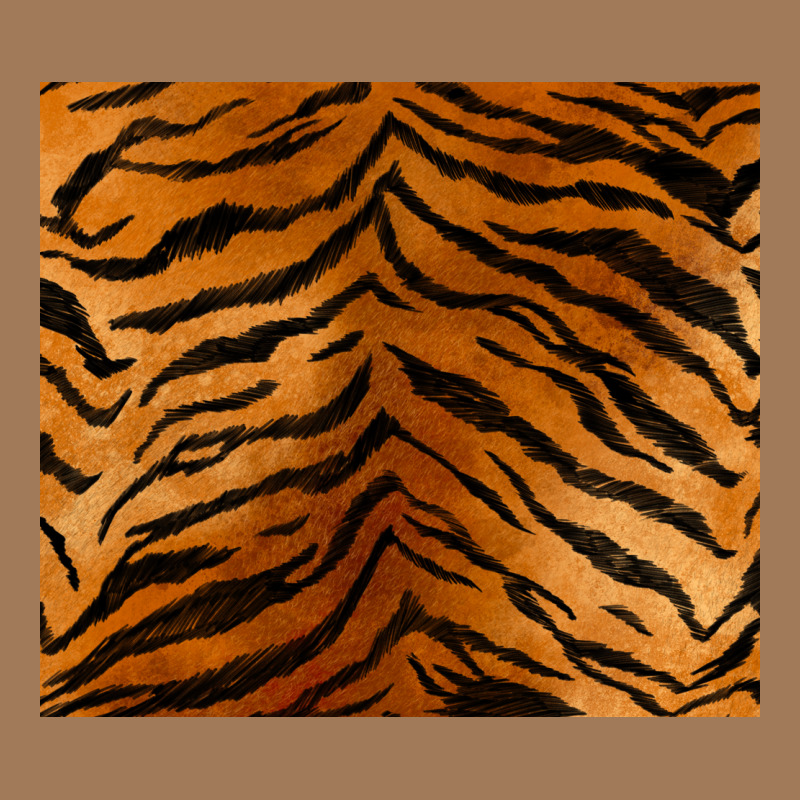 Handdrawn Tiger Pattern Classic Tee by BarkalooDesign | Teevron