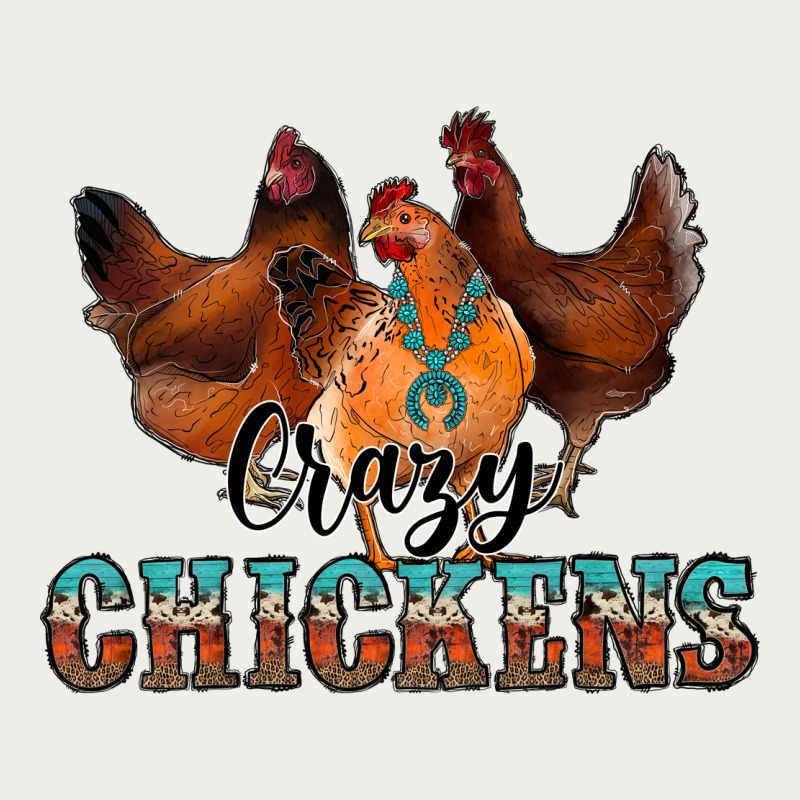 Crazychickens Zipper Hoodie by CowhideDigitalArt | Teevron