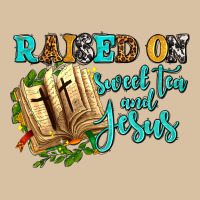 Raised On Sweet Tea And Jesus Heavyweight Hoodie | Teevron