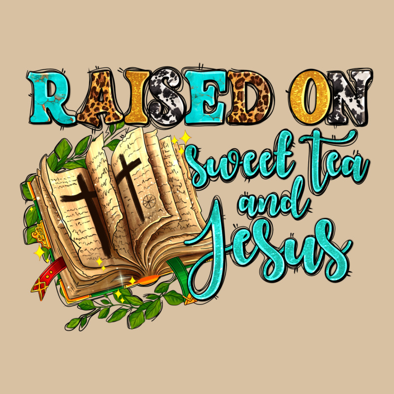 Raised On Sweet Tea And Jesus Heavyweight Hoodie by AdoDesignShop | Teevron