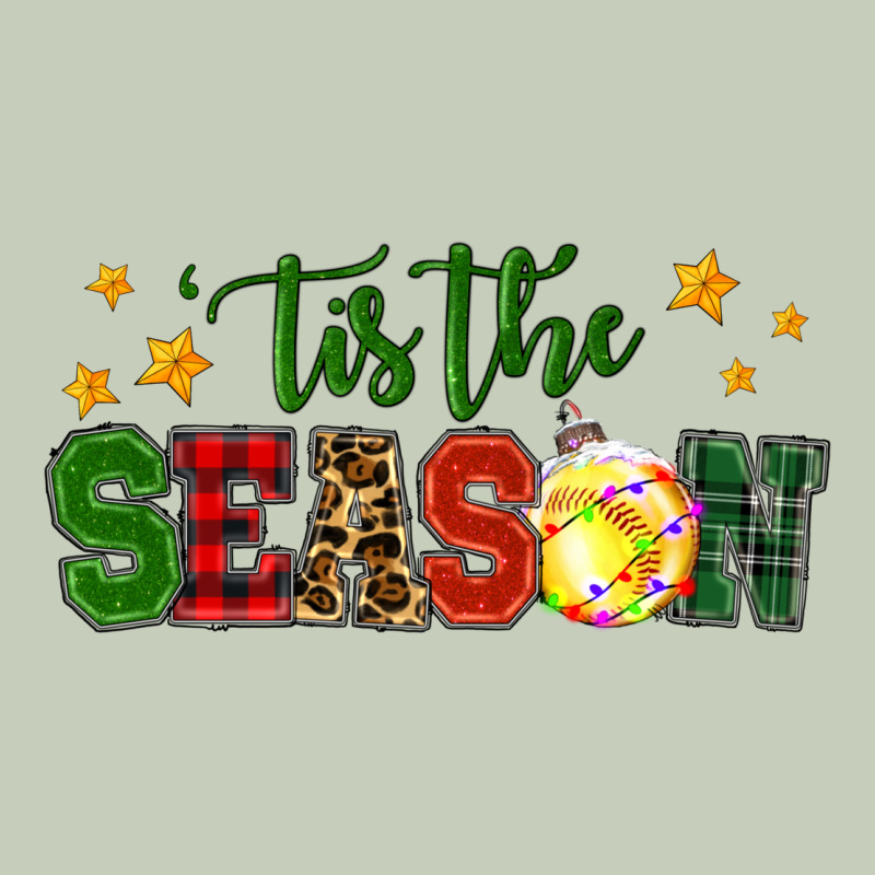 'tis The Season Softball Christmas Long Sleeve Tee by RanaPortraitStore | Teevron