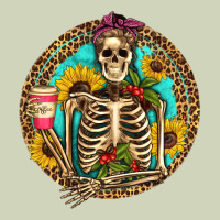 Western Skeleton Coffee Sunflowers Heavyweight Hoodie | Teevron