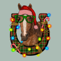 Christmas Horseshoe With Horse Classic Tee | Teevron