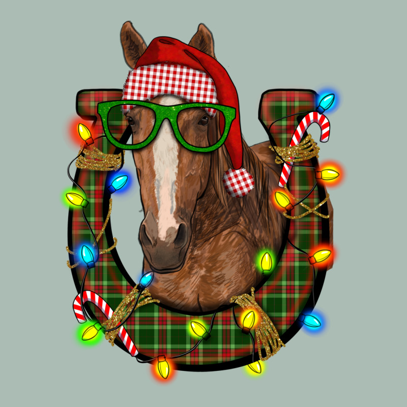 Christmas Horseshoe With Horse Classic Tee by RanaPortraitStore | Teevron