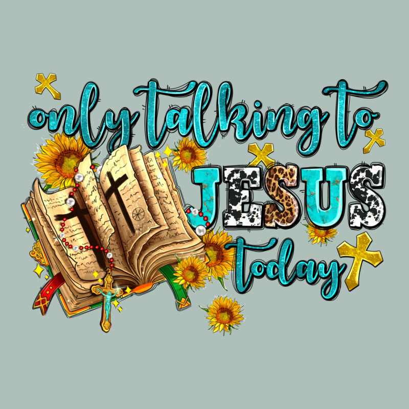 Only Talking To Jesus Today Heavyweight Hoodie by AdoDesignShop | Teevron