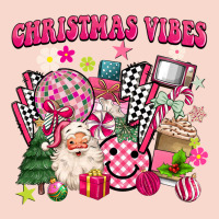 Retro Pink Christmas Vibes Urban Hoodie | Teevron