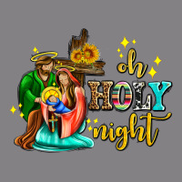 Oh Holy Night With Sunflower And Cross Heavyweight Hoodie | Teevron