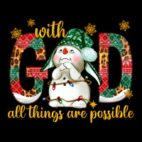 With God All Things Are Possible With Snowman Urban Hoodie | Teevron