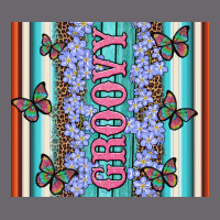 Groovy With Flowers And Butterflies Premium Sweatshirt | Teevron