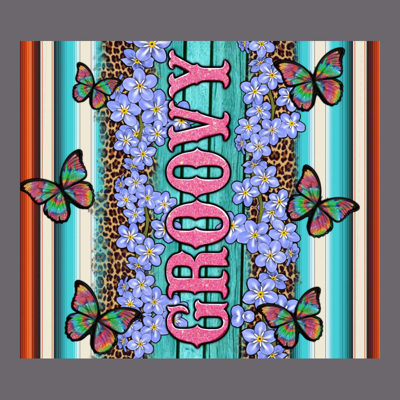 Groovy With Flowers And Butterflies Premium Sweatshirt by Artiststas | Teevron