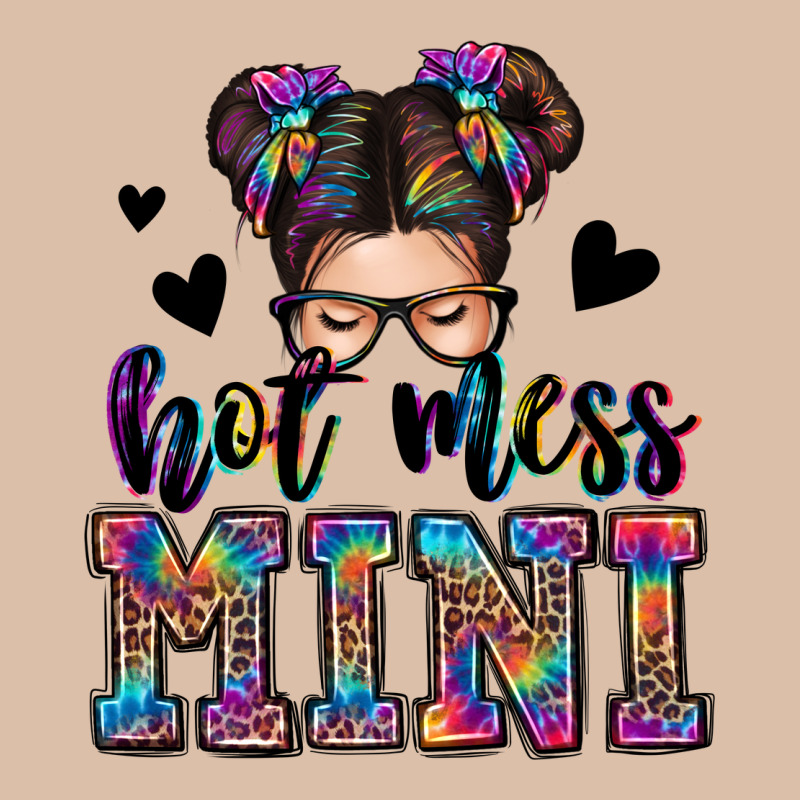 Mess Mini Messy Bun Urban Heavy Tee by Zillion Design Studio | Teevron