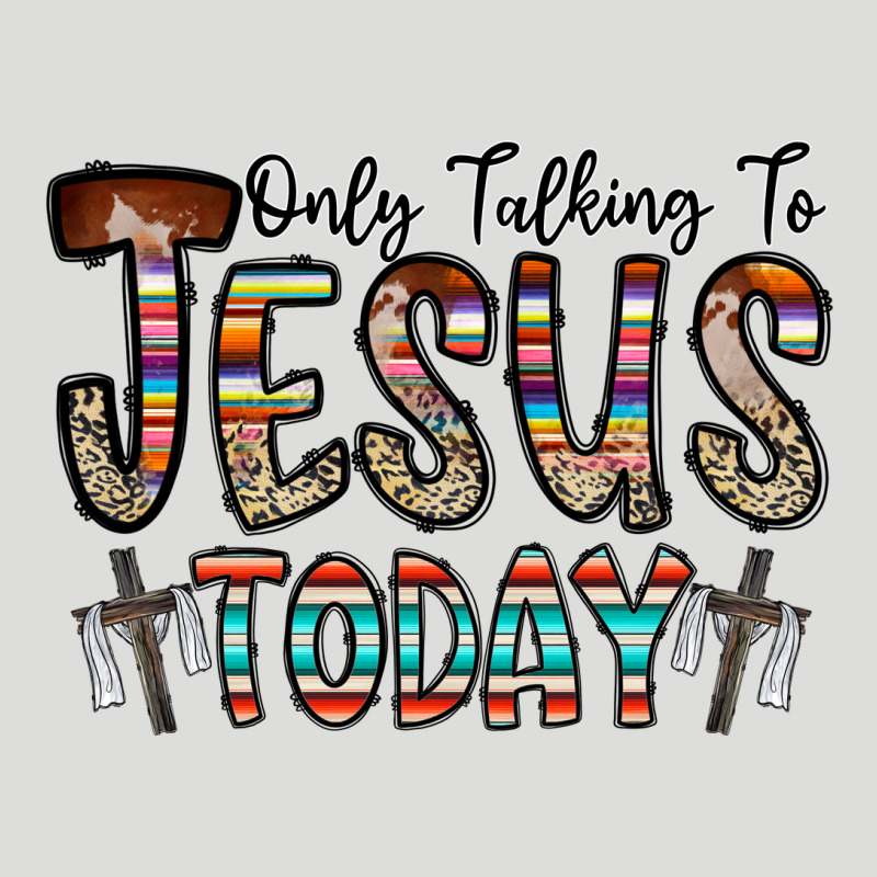 Only Talking Jesus Today Zipper Hoodie by CowhideDigitalArt | Teevron