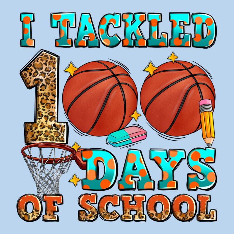 I Tackled 100 Days Of School Basketball Classic Tee by Zillion Design Studio | Teevron