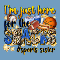 Im Just Here For The Snacks Sports Sister Urban Heavy Tee | Teevron
