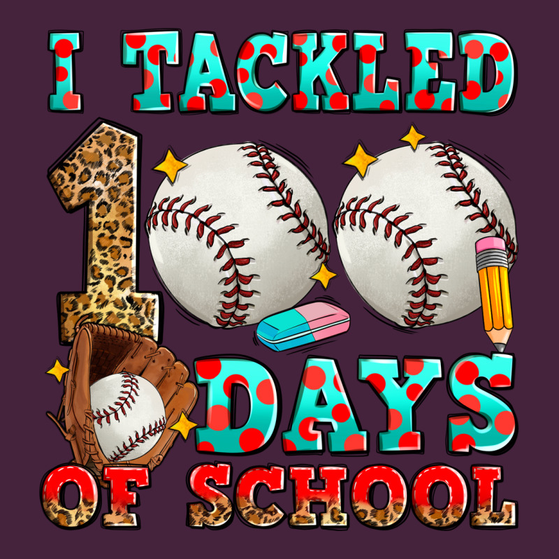 I Tackled 100 Days Of School Baseball Classic Tee by Zillion Design Studio | Teevron