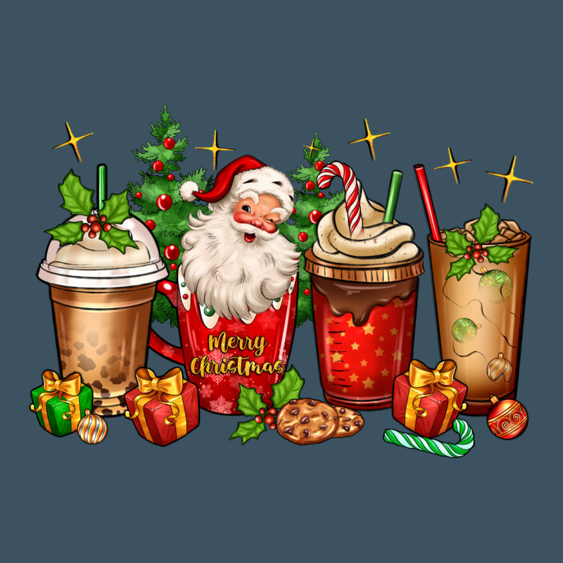 Christmas Santa Coffee Cups Urban Hoodie by MaliasSmallBusiness | Teevron