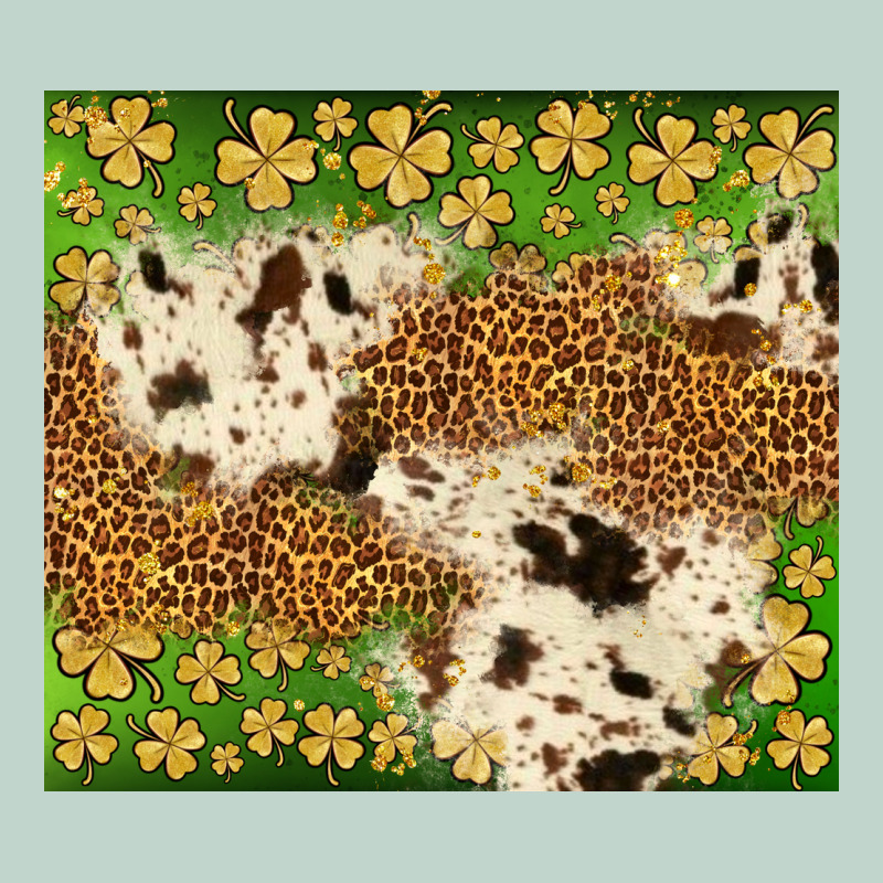 St. Patrick's Day Shamrock Tumbler Zipper Hoodie by Neo Western | Teevron