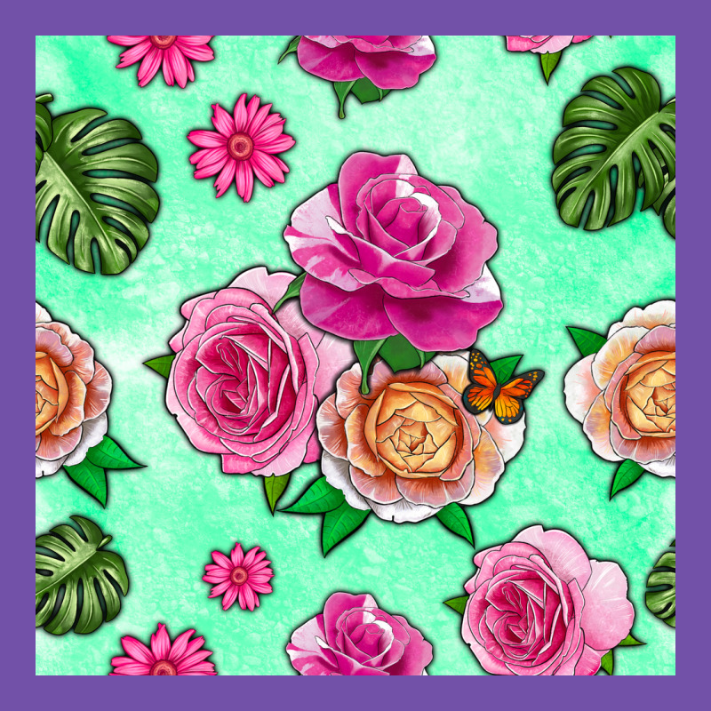 Floral Background Premium Sweatshirt by BundleAndBundleShop | Teevron