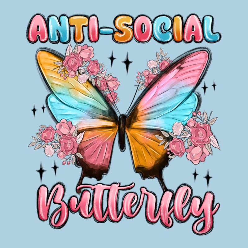 Anti Social Butterfly Premium Hoodie by MaliasSmallBusiness | Teevron