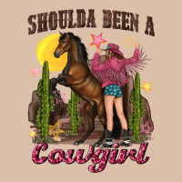Shoulda Been A Cowgirl Bucking Horse Urban Heavy Tee | Teevron