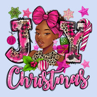 Pink Christmas Joy Black Woman Urban Hoodie | Teevron