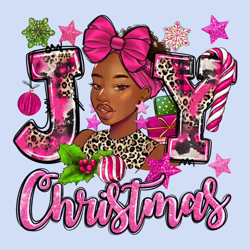 Pink Christmas Joy Black Woman Urban Hoodie by MaliasSmallBusiness | Teevron