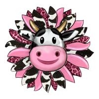 pink leopard sunflower cow | Teevron